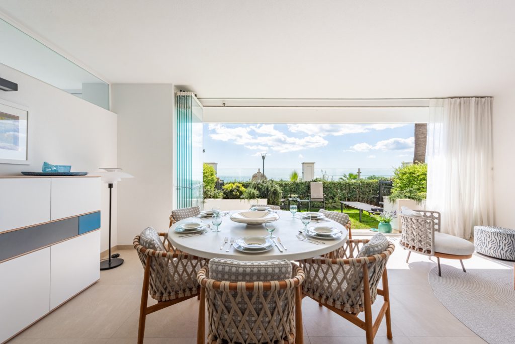 Exclusive beachfront residence in prestigious Doncella Beach, steps from Playa del Cristo!